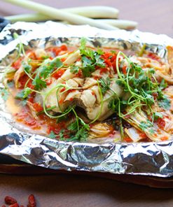 Cá Lăng hấp xì dầu